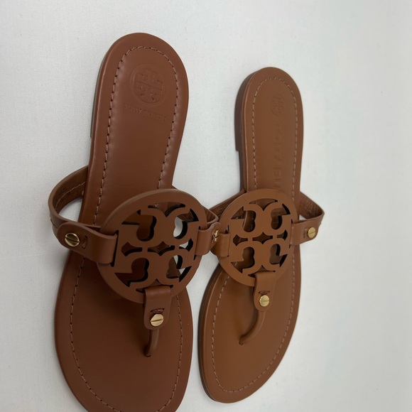 Tory burch miller sandals size 7 brown-2 different shades of brown!!!! - Picture 8 of 12